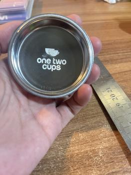 Product Review of One Two Cups Basket Blind Filter Portafilter Backflush Stainless Steel - Y582 from Tokopedia customer review 2