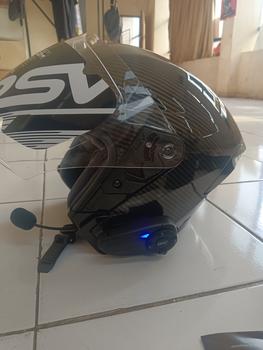 Product Review of HELM Half Face RSV NEW WINDTAIL CARBON GLOSSY  Motorcycle from Tokopedia customer review 0