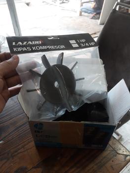 Product Review of Spare Part Kompresor Kipas Fan 3/4PK 0.75HP Lazaro from Tokopedia customer review 0