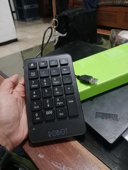 Product Review of Robot Keyboard Numerik Numpad USB RK01 Black from Tokopedia customer review 0