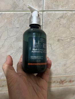 Product Review of SHRD Red Ginseng Shampoo 200ml | Untuk Mengurangi Rambut Rontok dan tipis from Tokopedia customer review 3