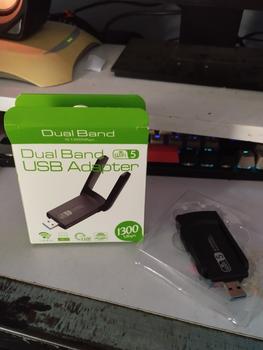 Product Review of AC1300 WiFi USB Adapter Dongle WiFi Dual Band 2.4G/5G 2 Antena USB 3 from Tokopedia customer review 0