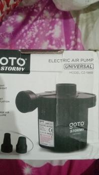 Product Review of Goto [COD] Stormy Pompa Angin Listrik Kolam Renang Kasur Elektrik Air Pump from Tokopedia customer review 0