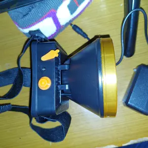 Senter Kepala LED 35W/50W/80W Headlamp Dual Cahaya Putih & Kuning Rechargeable Sorot Jauh Super Terang untuk Outdoor Pancing Camping Kerja Malam