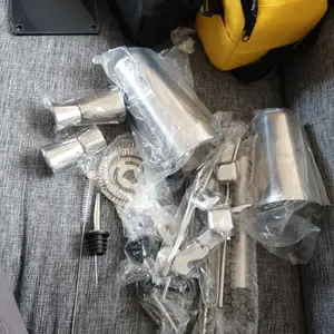 23pc Paket Lengkap Cocktail Shaker Stainless Barista Boston Shaker Set