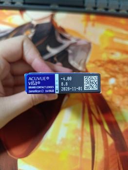 Product Review of ACUVUE VITA MONTHLY CONTACT LENS SOFTLENS SOFTLEN LENSA KONTAK BULANAN 1 BOX ISI 6 PCS from Tokopedia customer review 0