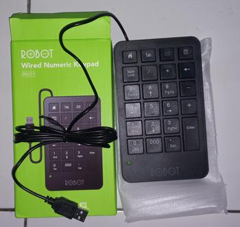 Product Review of Robot Keyboard Numerik Numpad USB RK01 Black from Tokopedia customer review 1