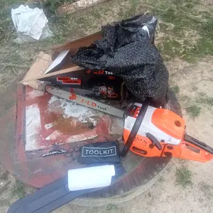 JLD Mesin Potong Kayu 20inch bar Chain saw 54.6CC 2Tak Gergaji Potong Kayu mesin gergaji Mesin senso