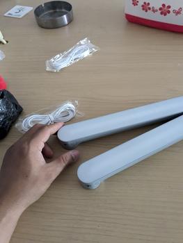 Product Review of AOKI Lampu LED Magnet Dinding Serbaguna Rechargable USB Warna Aesthetic Led tabung multi warna tahan lama tombol sentuh Plastik from Tokopedia customer review 2