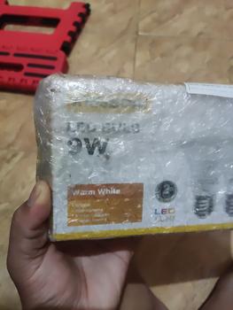 Product Review of Lampu LED Bohlam LED Krisbow 9 Watt - Putih Cool Daylight from Tokopedia customer review 1