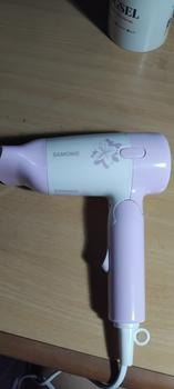 Product Review of Samono Hair Dryer Pengering Rambut Low Watt 300 Watt 2 Kecepatan Angin Bisa Dilipat SW-HD10 from Tokopedia customer review 3
