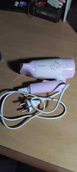 Product Review of Samono Hair Dryer Pengering Rambut Low Watt 300 Watt 2 Kecepatan Angin Bisa Dilipat SW-HD10 from Tokopedia customer review 1