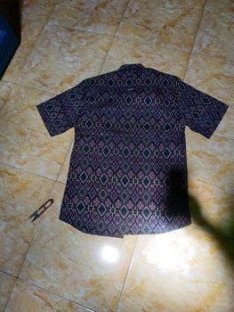 Product Review of DGM Kemeja Batik Pria Lengan Pendek Batik Songket 005 A from Tokopedia customer review 1