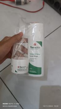 Product Review of Theraskin BPOM Advanced Acne Facial Wash - Sabun Wajah Cair untuk Kulit Berjerawat dan Bruntusan dengan Salicylic Acid dan Allantoin from Tokopedia customer review 1