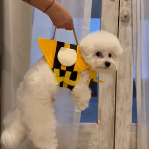 Pelampung Anjing Dog life jacket vest swimsuit for small and medium dog Nyaman Daya Apung Tinggi Desain Sandaran Kepala Mencegah Tenggelam