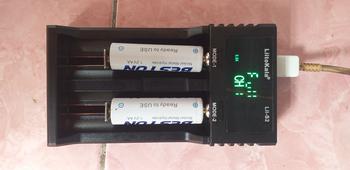 Product Review of LiitoKala Lii-S2 CHARGER BATERAI USB 2 SLOT 14500 18650 26650 2A Li-Ion Ni-MH from Tokopedia customer review 0