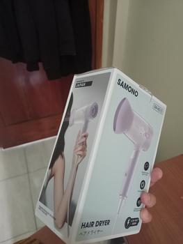 Product Review of Samono Hair Dryer Pengering Rambut Low Watt 300 Watt 2 Kecepatan Angin Bisa Dilipat SW-HD10 from Tokopedia customer review 1