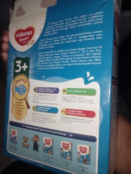 Product Review of Vidoran Xmart 1+ Susu Pertumbuhan All Variant [925 G/2 Box] - Bubuk (Exp : 01.2026) from Tokopedia customer review 2