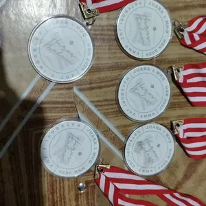 Medali Akrilik Custom Piagam Sekolah Lomba Kelulusan Graduation