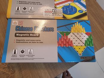 Product Review of Mainan Halma Papan Magnetic Board from Tokopedia customer review 1
