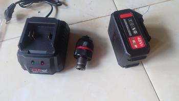 Product Review of JLD 128VF Baterai Impact Baterai Bor 88VF Makita battery Cordless 36VF from Tokopedia customer review 0