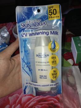 Product Review of Skin Aqua UV Whitening Milk 40g (144531) from Tokopedia customer review 3