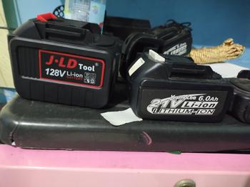 Product Review of JLD 128VF Baterai Impact Baterai Bor 88VF Makita battery Cordless 36VF from Tokopedia customer review 1