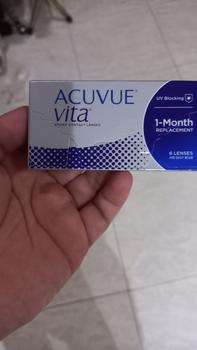 Product Review of ACUVUE VITA MONTHLY CONTACT LENS SOFTLENS SOFTLEN LENSA KONTAK BULANAN 1 BOX ISI 6 PCS from Tokopedia customer review 0