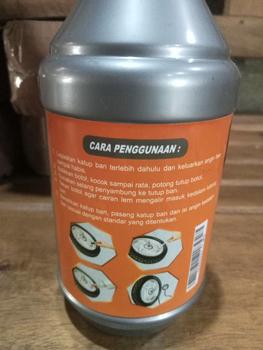 Product Review of X-1 Tire / TIMO / MPE2 Tire Sealant Cairan Penambal Ban Anti Ranjau Paku 350ml from Tokopedia customer review 3