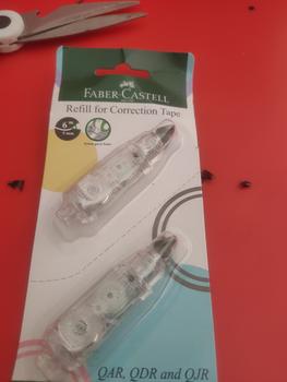 Product Review of Refill/Isi Tipex Kertas QJR/QAR/QDR isi 2 Pcs Faber Castell (SET) from Tokopedia customer review 1