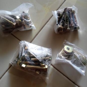 Product Review of Baut Mur Hexagon Kuning M8 x 15-55mm Kunci 12 P 1.25 from Tokopedia customer review 0