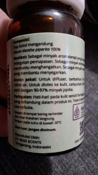 Product Review of Peppermint Essential Oil Diffuser Aromatherapy Aromaterapi from Tokopedia customer review 1