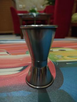 Product Review of Stainless Steel Jigger Measurement Cup 10 25 30 45 60 ml cc Gelas Ukur Kecil from Tokopedia customer review 0