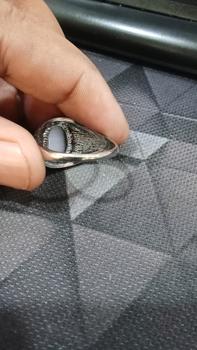 Product Review of Cincin Batu Akik Black Onix Agate Hitam Pekat Elegan Berkelas from Tokopedia customer review 0