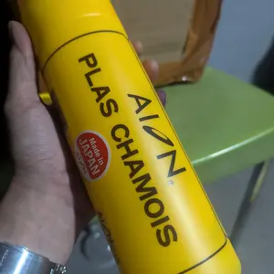 AION KANEBO Plas Chamois Kain Lap Mobil / Motor Tebal Daya Serap Tinggi 100% ORIGINAL Made in Japan - Kuning