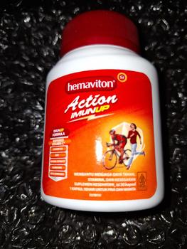 Product Review of hemaviton Action ImunUp Botol isi 30 Kapsul [Exp : 10.2025] from Tokopedia customer review 2