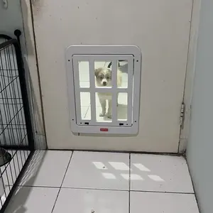 MAGNETIC PINTU ANJING MAGNETIK FLAP DOOR DOG 2 WAY MARK III SIZE S HITAM UNTUK ANJING KECIL HINGGA BESAR UNTUK RUANGAN TANPA AC OUTDOOR