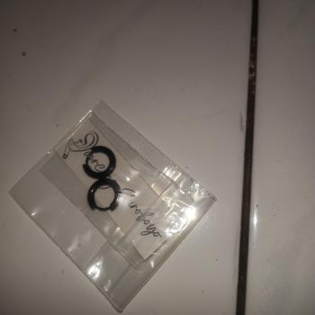 Product Review of Piercing earring anting tindik barbel jepit silver titanium. from Tokopedia customer review 0