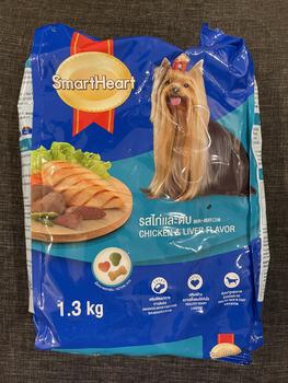 Product Review of SmartHeart Makanan Anjing Kering Dry Dog Food Small Breed Chicken & Liver Flavor 1.3 Kg from Tokopedia customer review 0