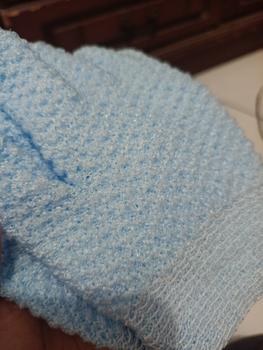 Product Review of Goto [COD] Truvic Bath Glove Sarung Tangan Mandi Penggosok Badan Penghilang Daki from Tokopedia customer review 0