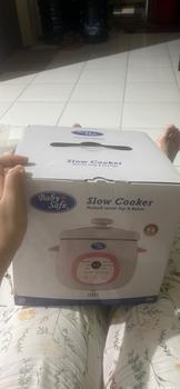 Product Review of Baby Safe LB017 LB17B Slow Cooker Alat Masak Makanan Bayi MPASI 1.5L LB 017 17B Slowcooker LB17 from Tokopedia customer review 2