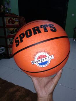Product Review of KickGo Bola Basket Size 5 & 7 Basketball Olahraga Basket Free Pentil from Tokopedia customer review 0