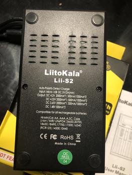 Product Review of LiitoKala Lii-S2 CHARGER BATERAI USB 2 SLOT 14500 18650 26650 2A Li-Ion Ni-MH from Tokopedia customer review 1