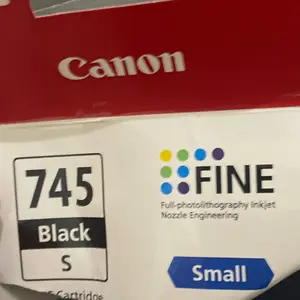 Tinta Original Canon 745 Small Black PG745s - Tinta Canon MG2570s TS207 TS307 TS707 TR4570s TR4670s - Tinta Cartridge Katrid