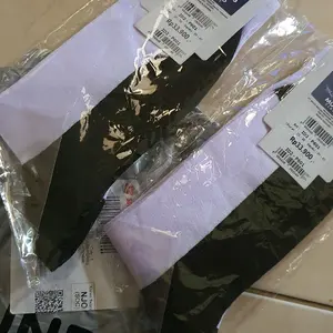 MUNDO School Sock Dirty Free Knee - Kaos Kaki Anak Sekolah Sebetis Telapak Hitam