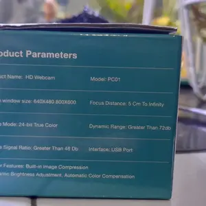 EYD 2K Webcam Autofocus Mikrofon internal Tutup Lensa Privasi Rotasi 360° Untuk USB Laptop Komputer PC Camera PC02 Kamera Windows/Linux/Android/MacOS