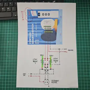 MORE Tuya Mini Smart Life WiFi RF433 Blind Curtain Switch Module Electric Roller Shutter Rolling Motor Window Remote Control | 2.022.0198 | ZH-HFY3-TMWCO2-B1-11