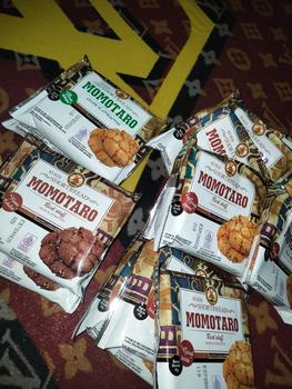 Product Review of [45 gram] kukis aoka momotaro from Tokopedia customer review 0