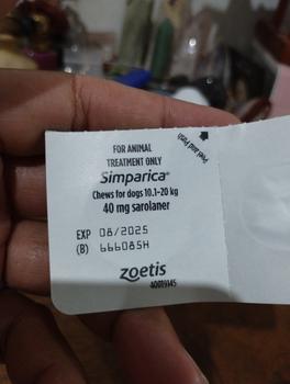 Product Review of SIMPARICA 1 Tablet - Obat Kutu Kunyah Untuk Anjing from Tokopedia customer review 0
