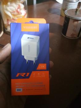 Product Review of VEGER Wall Charger R1 Single Port USB Output 2.4A from Tokopedia customer review 1